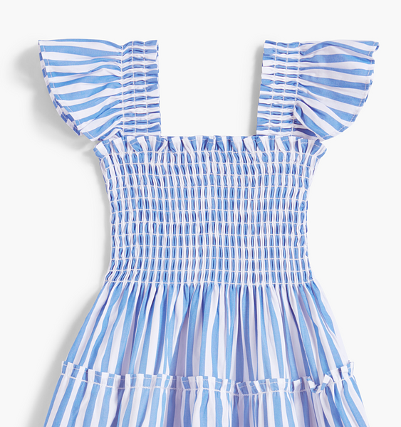 The Tiny Tulle Ellie Nap Dress | Powder Blue | Hill House Home - 3-4Y