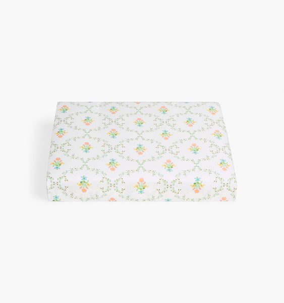 Hill House Home Pastel Trellis Fitted Sheet - Pastel Trellis - Size Full