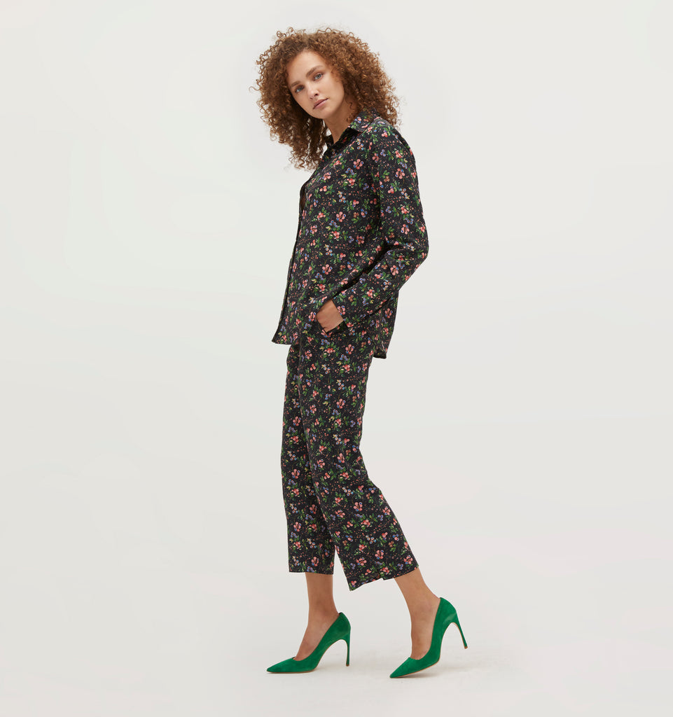 The Winston Pant - Multi Berry Crepe – Hill House Home