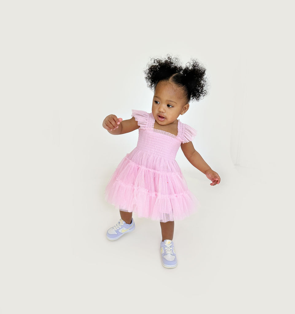 Buy Pink Dresses & Frocks for Girls by Tiny Girl Online | Ajio.com