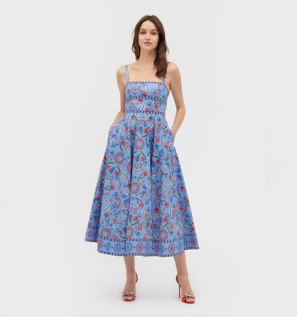 The Margot Dress Swedish Floral