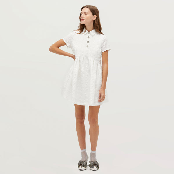 Broderie Anglaise Monogram Pajama Shirt - Women - Ready-to-Wear